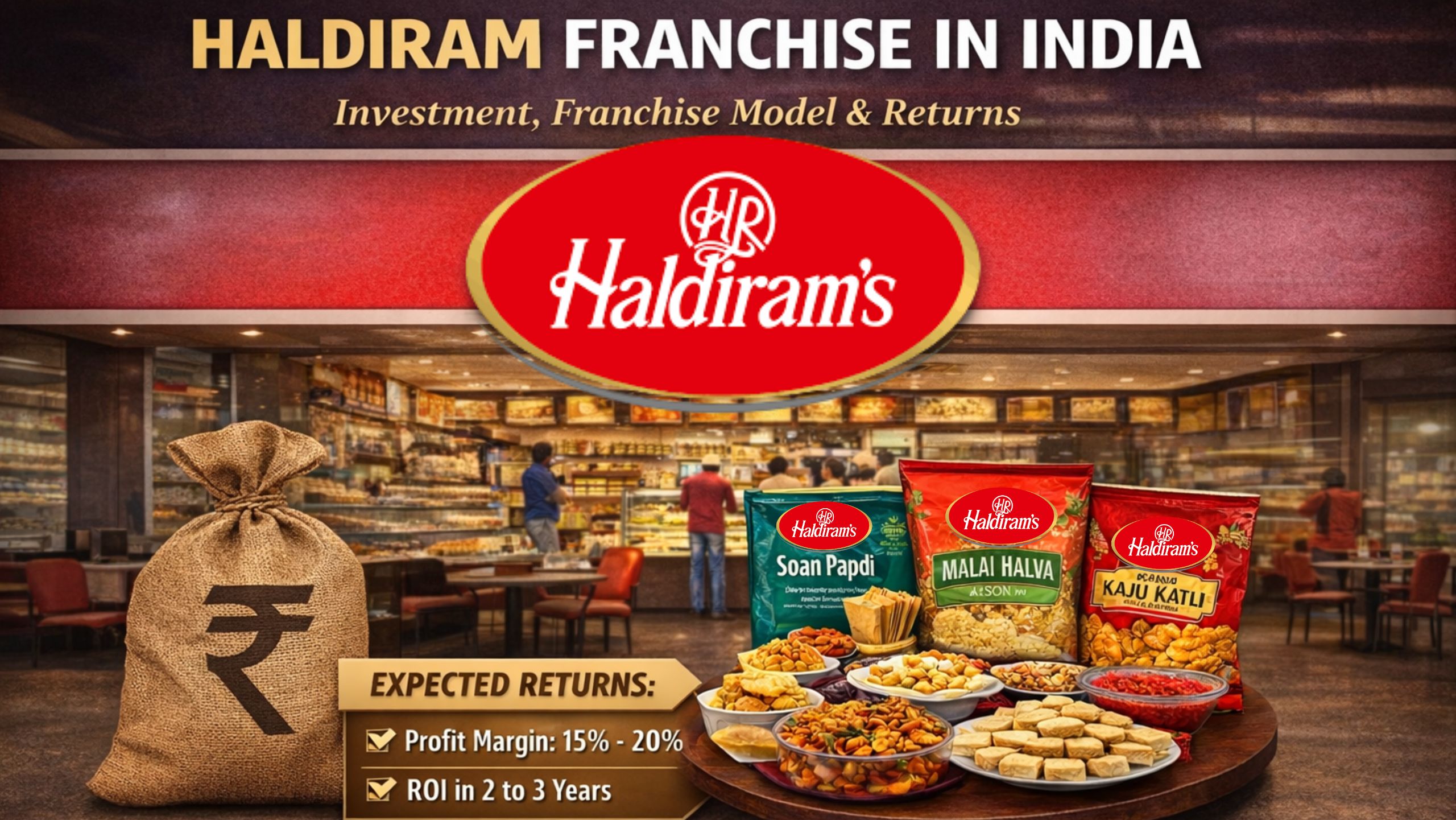 Haldiram Franchise in India: Investment, Franchise Model & Returns