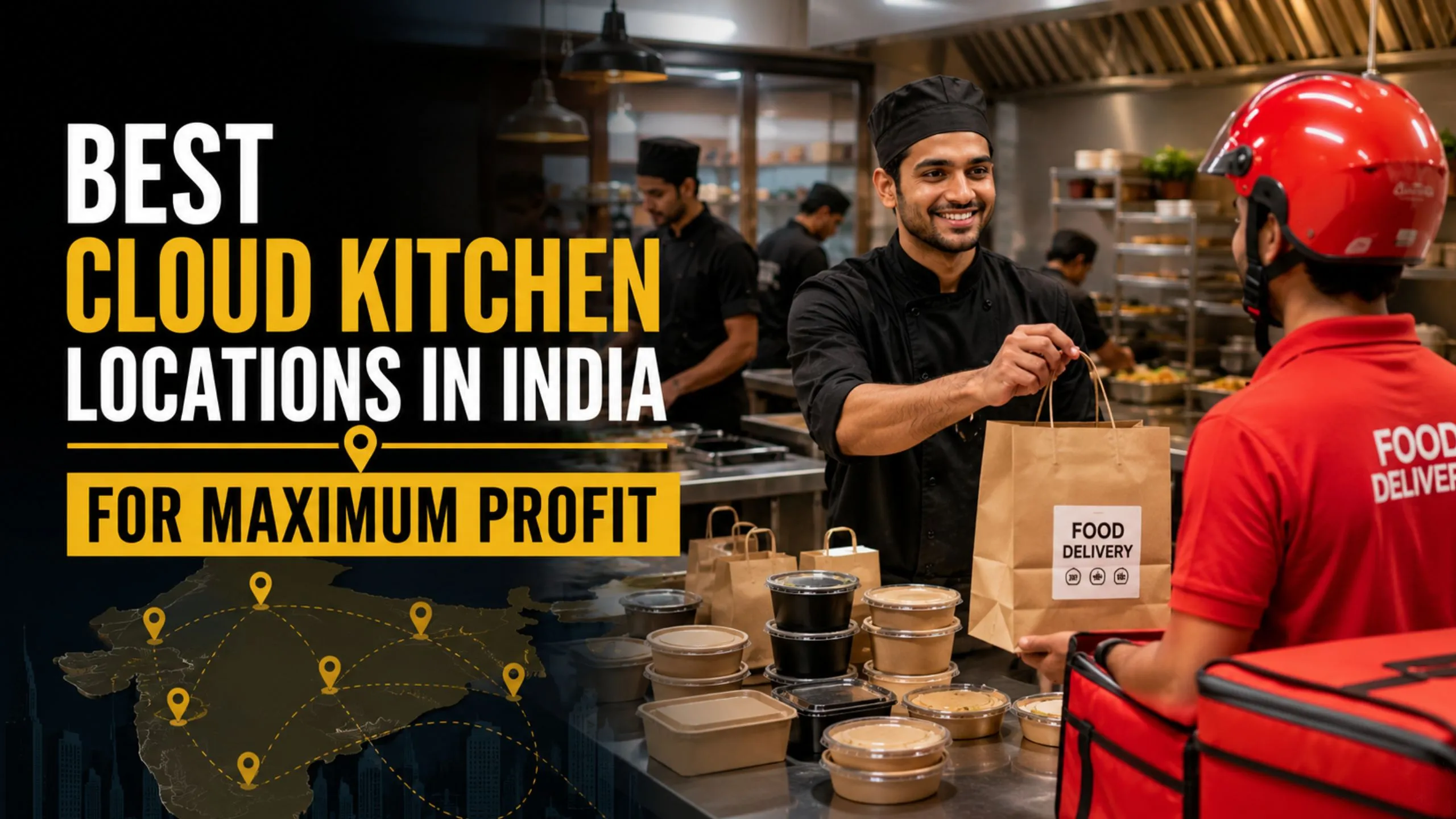 Best Cloud Kitchen Locations in India for Maximum Profit