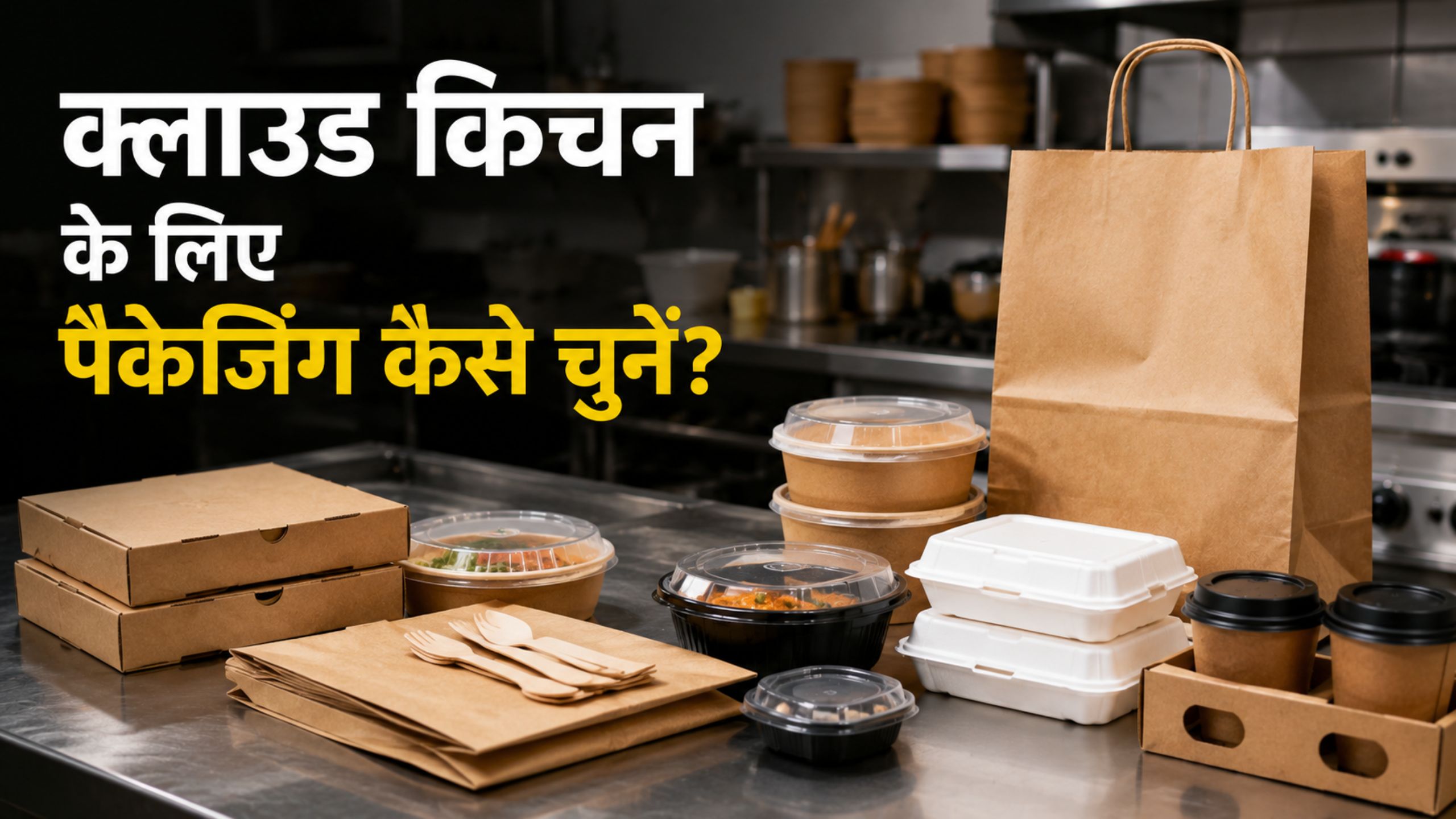 क्लाउड किचन के लिए पैकेजिंग कैसे चुनें?