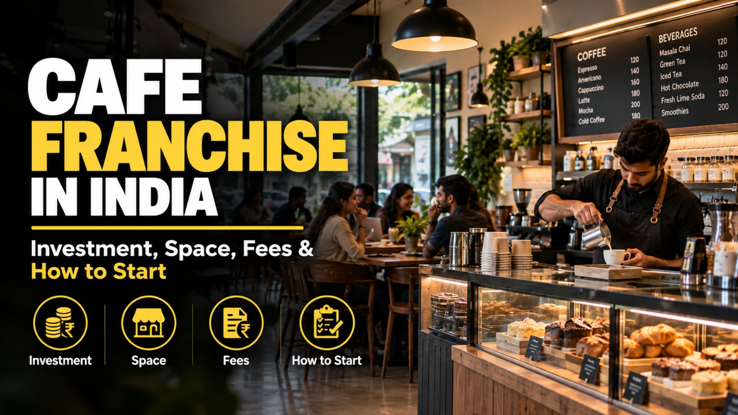 Cafe Franchise in India: Investment, Space, Fees & How to Start